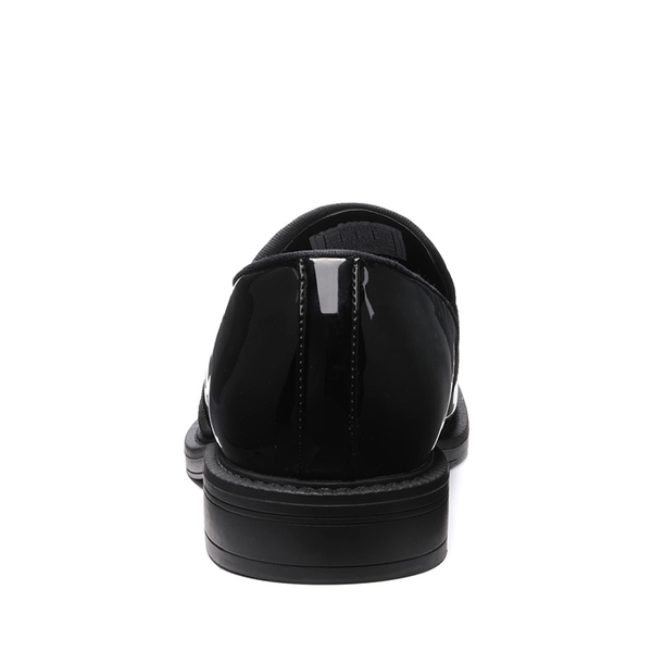 Men's Slip-On Tuxedo Dress Shoes - BRIGHT BLACK - 3